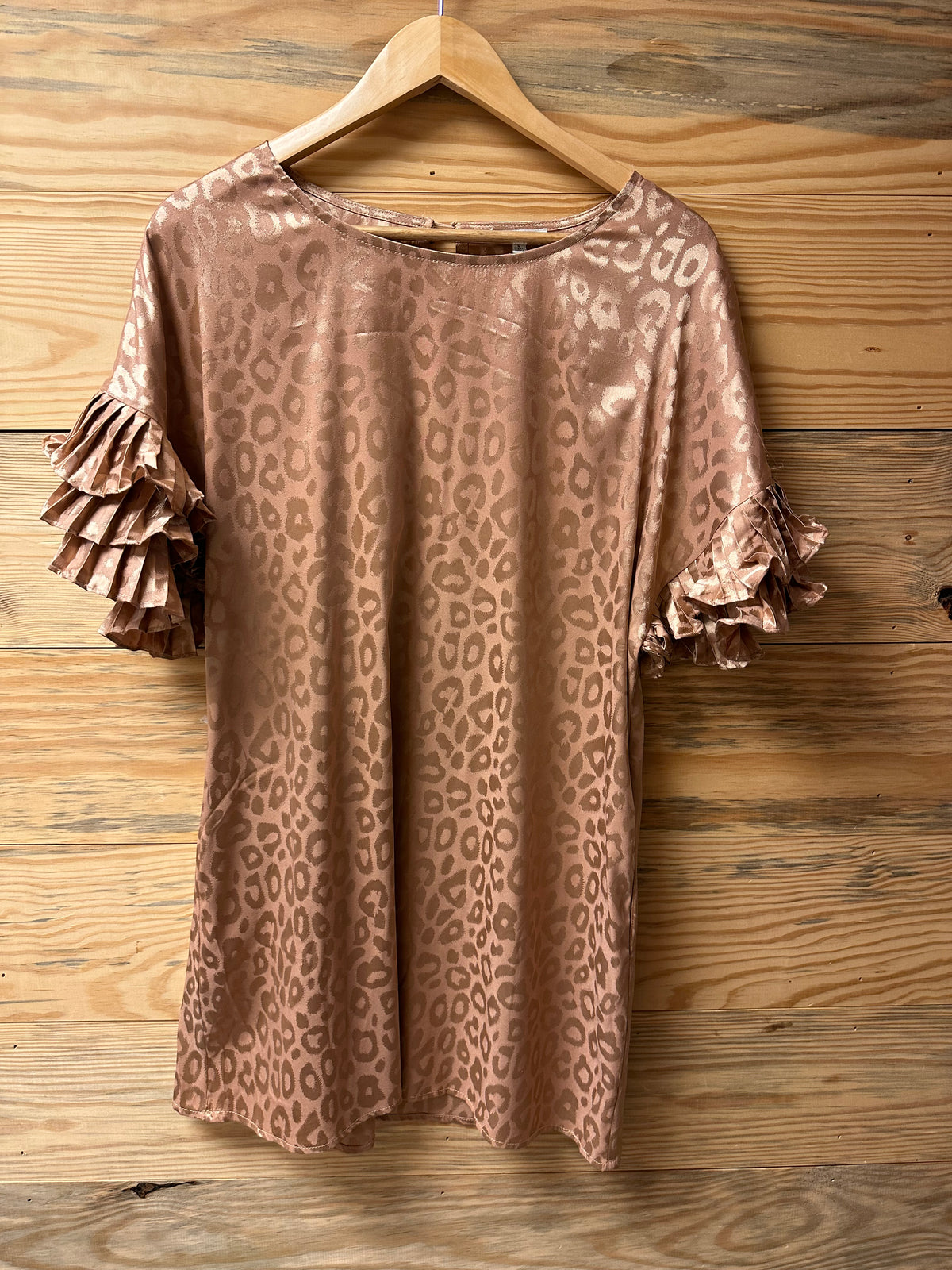 Cheetah Silk Dress