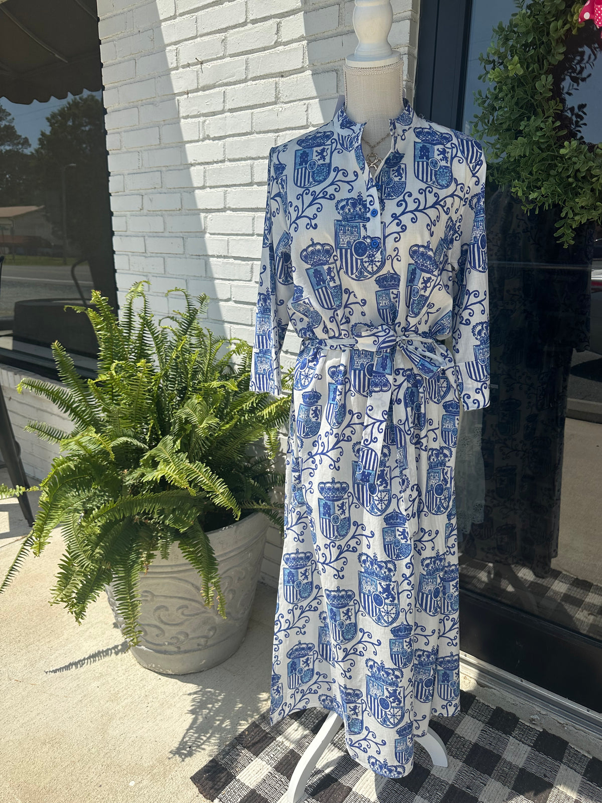 Blue Charleston Dress